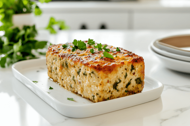 Garlic Parmesan Chicken Meatloaf: Juicy, Flavorful, and Easy to Make